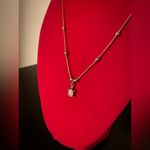 .925 Sterling Silver | Fire Opal Sea Turtle Necklace | Choker Photo 1