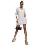 NWT 4th & Reckless Tamara Oversized Sweater Dress in Gray Size XS Photo 2