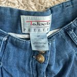 Talbots  Vintage 90’s Dark Denmin High Rise/Pleated Jean Shorts Womens 6P Pockets Photo 1