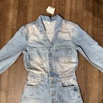 ZARA NWT FADED DENIM JUMPSUIT Photo 7