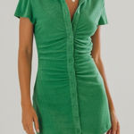 With Jean WITH JÉAN Alexa Mini Dress, Juicy Green, Small Photo 0