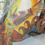 Desigual {S} Groovy Paisley Floral Beaded Embroidered Neckline Dress Photo 7