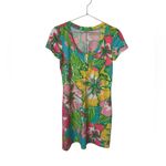 Lilly Pulitzer Britton Blue Big Flirt Floral Print Short Sleeve Dress Photo 1