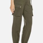 Ser.O.Ya Zoe Cargo Pants Size XS Forest Green Military Straight Leg High Rise Photo 7