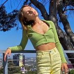 Princess Polly Tessa long sleeve crop top by , Emma Chamberlain edit. Size 4 US Photo 6