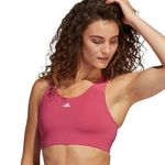 Adidas Women's Ultimate Alpha Pink Sports Bra Photo 0
