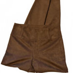 Laundry by Shelli Segal NEW  Brown Faux Suede Leggings Photo 0