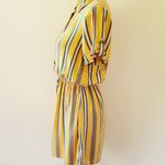 Buckle Bebop mustard stripe shirtdress size medium Photo 4
