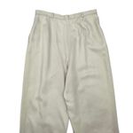 Liz Claiborne Tan Formal Silk Interview Preppy 90s VTG Trousers Dress Pants 12 Photo 4