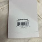 FREE ASSEMBLY Women’s Cuffed Pleated Shorts Size 8 New With Tags White Photo 7