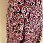 Free People Laced Up Corset Mid Sleeve Floral Mini Dress in Black Combo Size S Photo 8