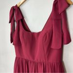 REVELRY Bowie Bridesmaids Dress in Wine Size: 2 Red Photo 3