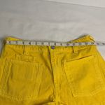 Free People Vibrant Yellow Jean Shorts Photo 5