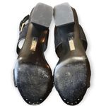 Lafayette 148 NY Black Suede Heeled Sandals Ankle Strap Classic Chic Size 9 Photo 6