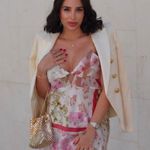 ZARA dress midi floral boho summer casual split satin wedding Photo 3