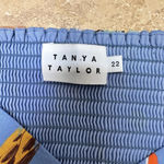 Tanya Taylor  Aileen Top 3/4 Sleeve Smocked Floral Sweetheart Cropped Size 22 Photo 5