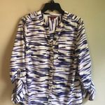 212 medium blue long sleeved top Photo 0