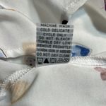 Velvet & Heart Long sleeve Blouse w/ Heart Design in white sz Sm Photo 4