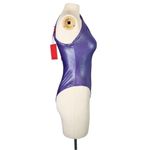 NEW Coucoo Jani One Shoulder Bodysuit Top Purple Size Medium Photo 4