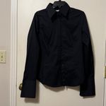 New York & Co Black Dress Shirt size medium Photo 3