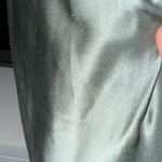 Cinq a Sept Nola Silk Bias Cut Cowl Neck Midi Dress Green Size 12 Photo 10