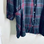 ZARA  Plaid Flannel Tunic Shirt Dress size M Photo 8