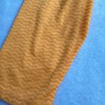 Ideology  3/4 Sleeve Back Cut Out Chevron Burnout Top in Orange Size Small Photo 5