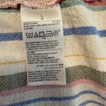 Old Navy  Shirt Dress Sz LG Linen Blend Striped Casual Lightweight Office Work Photo 6