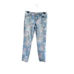 Juniors Grane Floral Ankle Jeans Size 5 Blue Pink Photo 10