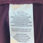 DR2 Burgundy Sequin Blouse Red Size L Photo 4