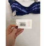 Dippin' Daisy's Daydream Bandeau Bikini Top Womens XL Blue Tie Dye NWT Photo 2