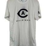 Adidas  UC Davis Aggies White Volleyball Clima Tech Tee Size‎ M NWT Photo 0