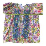 Floral embroidered boho top Medium Pink Photo 6