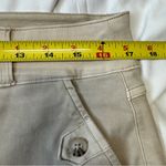 Spanx  Pants Womens 1X Beige Tan Twill High‎ Rise Wide Leg Crop Pull On Ladies Photo 8