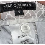 Mario Serrani  Italy Chino Shorts Women’s Size 6 Rayon Blend Stretch‎ Pockets Photo 8
