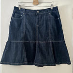 Fashion Bug  Y2K Denim Midi Skirt Sz 16 Photo 0