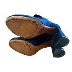 Chloé Chloe Velvet Lace-up Ankle Boots in navy Photo 9