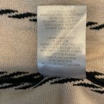 Gabby Skye Women Sweater Dress 1X Black Tan Stripe Swing Hem Trendy Office Photo 8