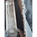 ZARA Oversized Light Gray Corduroy Jacket Distressed Raw Hem Size XS Photo 5