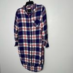 Rails  red flannel shirt dress size small Photo 1