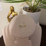 Sterling Silver SIZE 8 Gold 925 Simulated Diamond Stackable Ring Eternity Band Photo 5