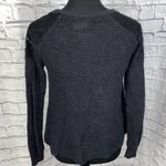 Hollister crop sweater w/lace shoulder black sz S Photo 9