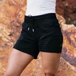 Zyia  Active Black Canyon Shorts- Size L Photo 0