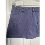 Athleta  Womens Blue Cargo Skirt Organic Cotton Blend Photo 2