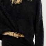 Free People NWOT Harrison Bunny Crew Sweater Photo 0