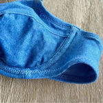 Aerie  Unlined Underwire Bikini Top in Denim Blue Size 32B NWOT Photo 1