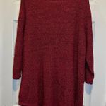 Faded Glory  Maroon Knit V Neck 3/4 Sleeve Sweater size 2X Photo 6