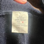 Woolrich  Lambswool Indigo Bear Embroidered Vest Zip-Up M Photo 1