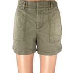 Banana Republic  Women's Olive Green Mid Rise Authentic Chino Khaki Shorts Size 0 Photo 0
