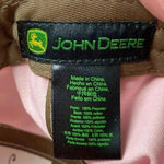  SNAPBACK HAT  ONE SIZE PINK WITH CORK FRONT JOHN DEERE GRAPHIC Photo 6